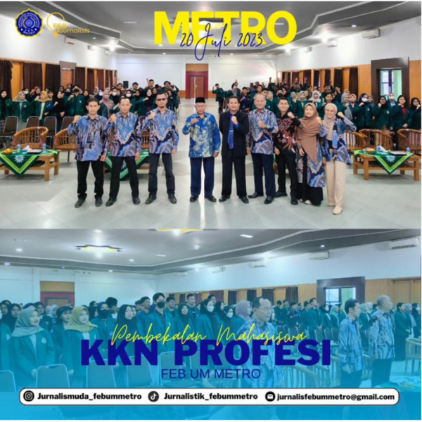 Pembekalan Mahasiswa KKN Profesi Profesi FEB UM METRO