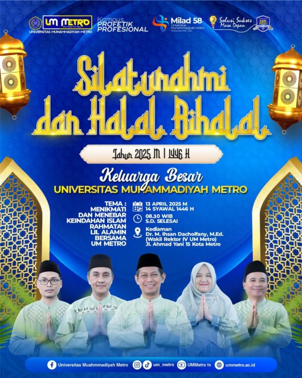 Silaturahmi Syawal Universitas Muhammadiyah Metro