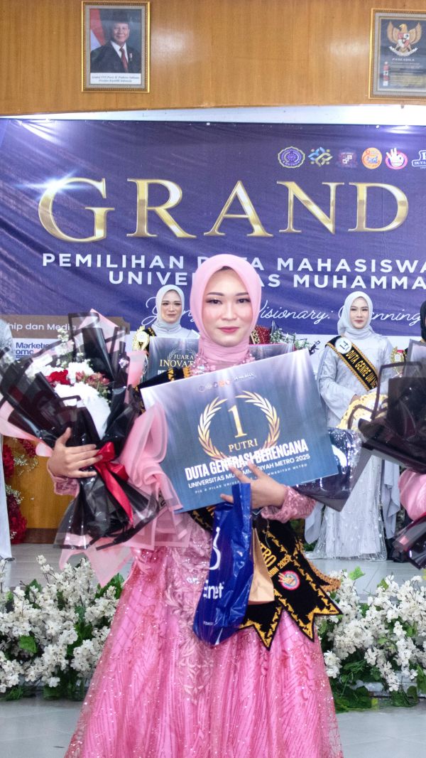 Mahasiswa FEB UM Metro Raih Prestasi Gemilang di Ajang Duta GenRe Provinsi Lampung 2025