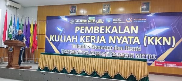 PEMBEKALAN KKN PROFESI FEB UM METRO 2025 RESMI DITUTUP, MAHASISWA SIAP TERJUN KE LOKASI KKN