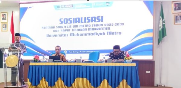 UM Metro Gelar Sosialisasi Renstra 2025–2030 dan Rapat Tinjauan Manajemen sebagai Upaya Penguatan Tata Kelola Universitas