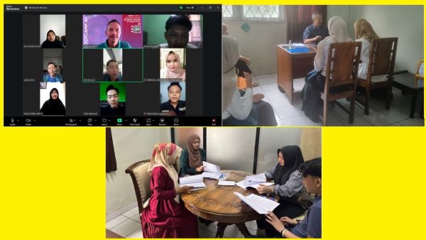 Mahasiswa Peserta KKN Profesi FEB UM Metro Tahun 2025 Jalani Ujian Pendadaran