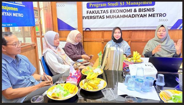 Prodi S1 Manajemen FEB UM Metro Gelar Koordinasi Rencana Pengajuan Berkas Re-Akreditasi Menuju Peningkatan Kualitas Prodi