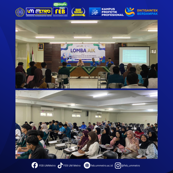 FEB UM Metro Gelar Kegiatan Lomba untuk Perkuat Pemahaman AIK Mahasiswa