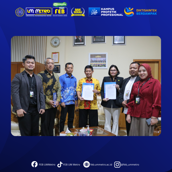 UM Metro Jalin Kerja Sama Strategis dengan PT Pegadaian (Persero) Lampung