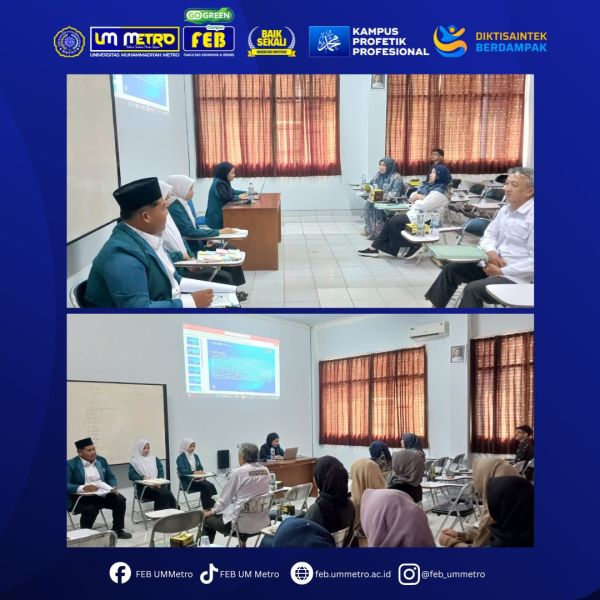 Menuju Lulusan Unggul, FEB UM Metro Gelar Seminar Proposal Skripsi Secara Akademis dan Profesional