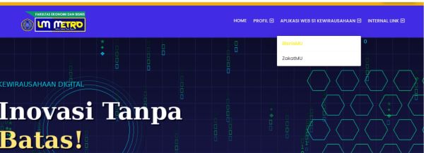 Kreativitas Dosen dan Mahasiswa Melahirkan Inovasi Digital, Prodi S1 Kewirausahaan FEB UM Metro Luncurkan Aplikasi BisnisMU
