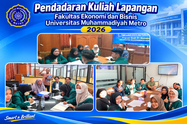 FEB UM Metro Selenggarakan Pendadaran Kuliah Lapangan 2026, DPL Uji Kompetensi dan Pengalaman Mahasiswa