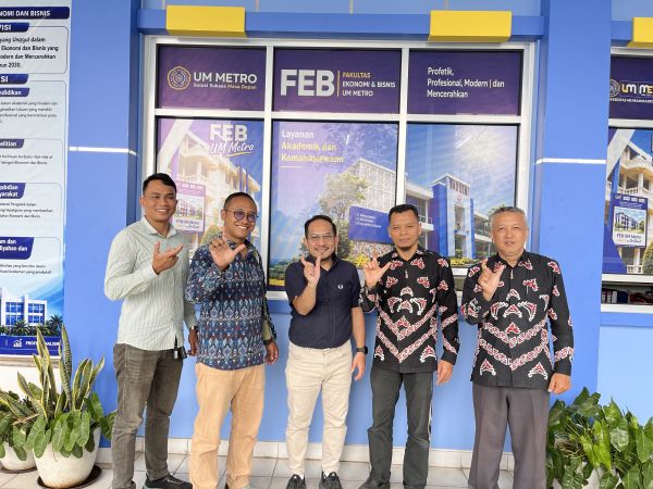 FEB UM Metro dan Adira Finance Syariah Bahas Rencana Kolaborasi Strategis dalam Pemberdayaan Mahasiswa dan Penguatan Ekonomi Syariah